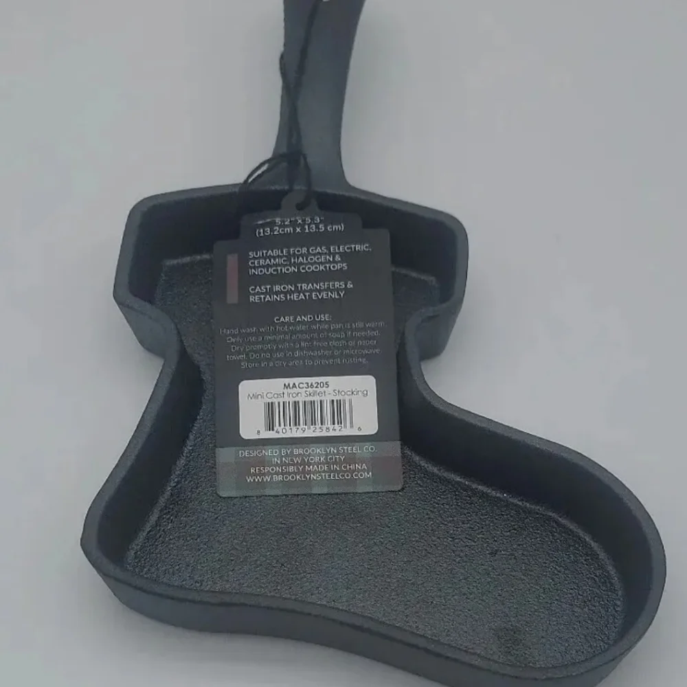 Cast Iron Pan cooking skilet by Brooklyn Steel company 5.2